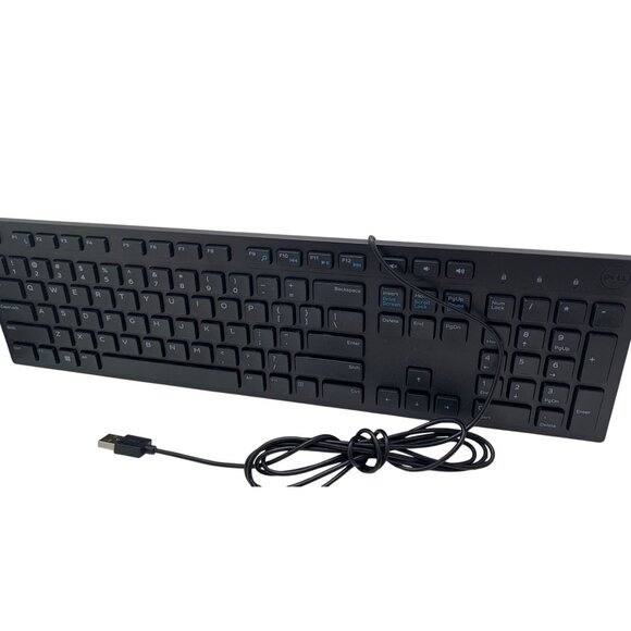 Dell USB Wired Keyboard Black - Picture 1 of 6